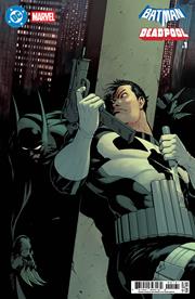 DC MARVEL BATMAN DEADPOOL #1 (ONE SHOT) CVR G NICK DRAGOTTA BATMAN PUNISHER CARD STOCK VAR