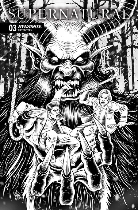 SUPERNATURAL #3 CVR L INC 1:7 KEN HAESER LINE ART FOC BONUS VAR