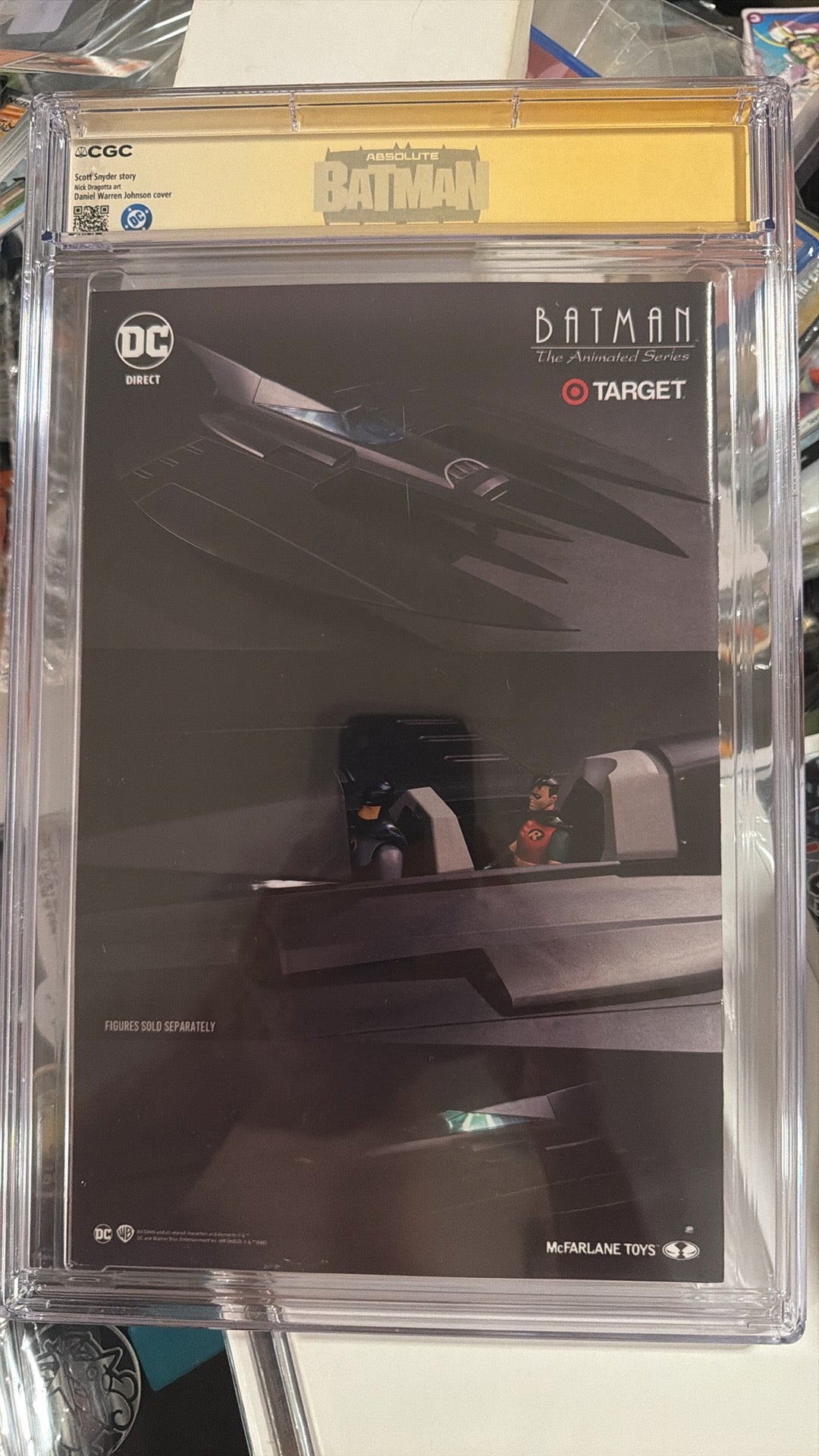 Absolute Batman #2 DWJ Variant CGC 9.6 Signed by Snyder Dragotta Johnson Spicer