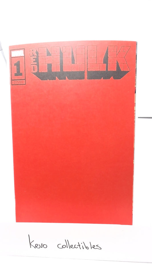RED HULK #1 RED BLANK COVER VARIANT [DOOM]